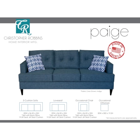 3 Cushion Sofa