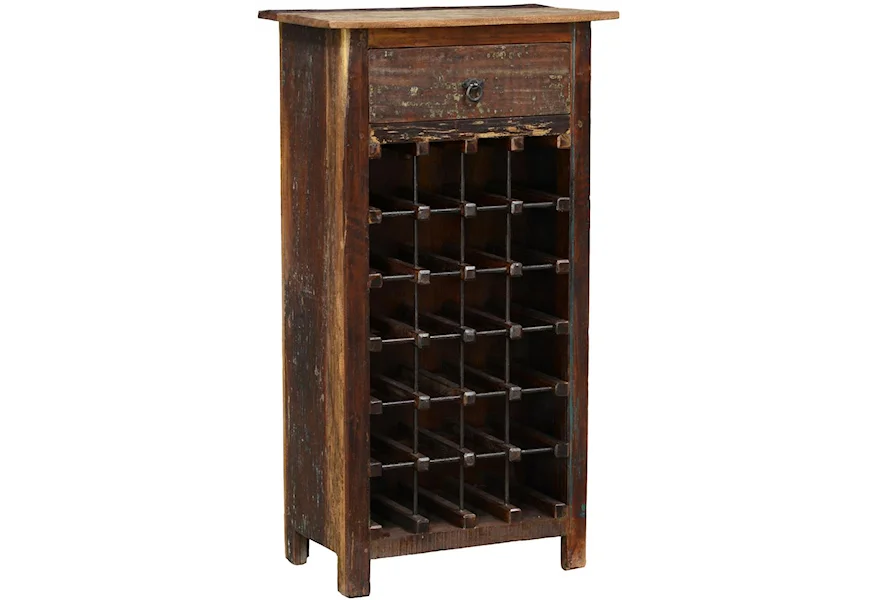 Accent Furniture Bottle Rack by Classic Home at Swann's Furniture & Design