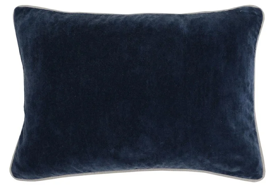 Accent Pillows Rectangular Velvet Accent Pillow by Classic Home at Sam's Furniture Outlet