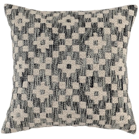 Perot Onyx Throw Pillow