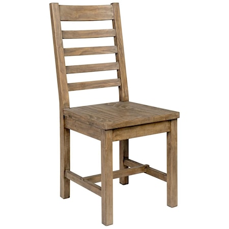 CALEB DINING CHAIR DISTRESSED BROWN