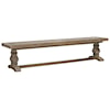 Classic Home Caleb CALEB 83" BENCH DISTRESSED BROWN