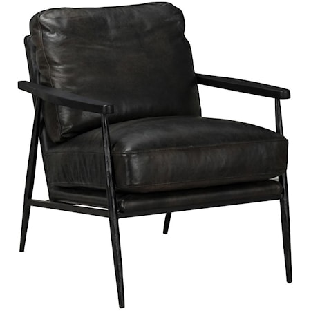 CHRISTOPHER CLUB CHAIR BLACK