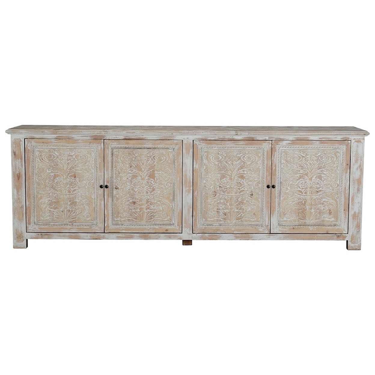 Classic Home Cortland 4 Door Reclaimed Pine Sideboard