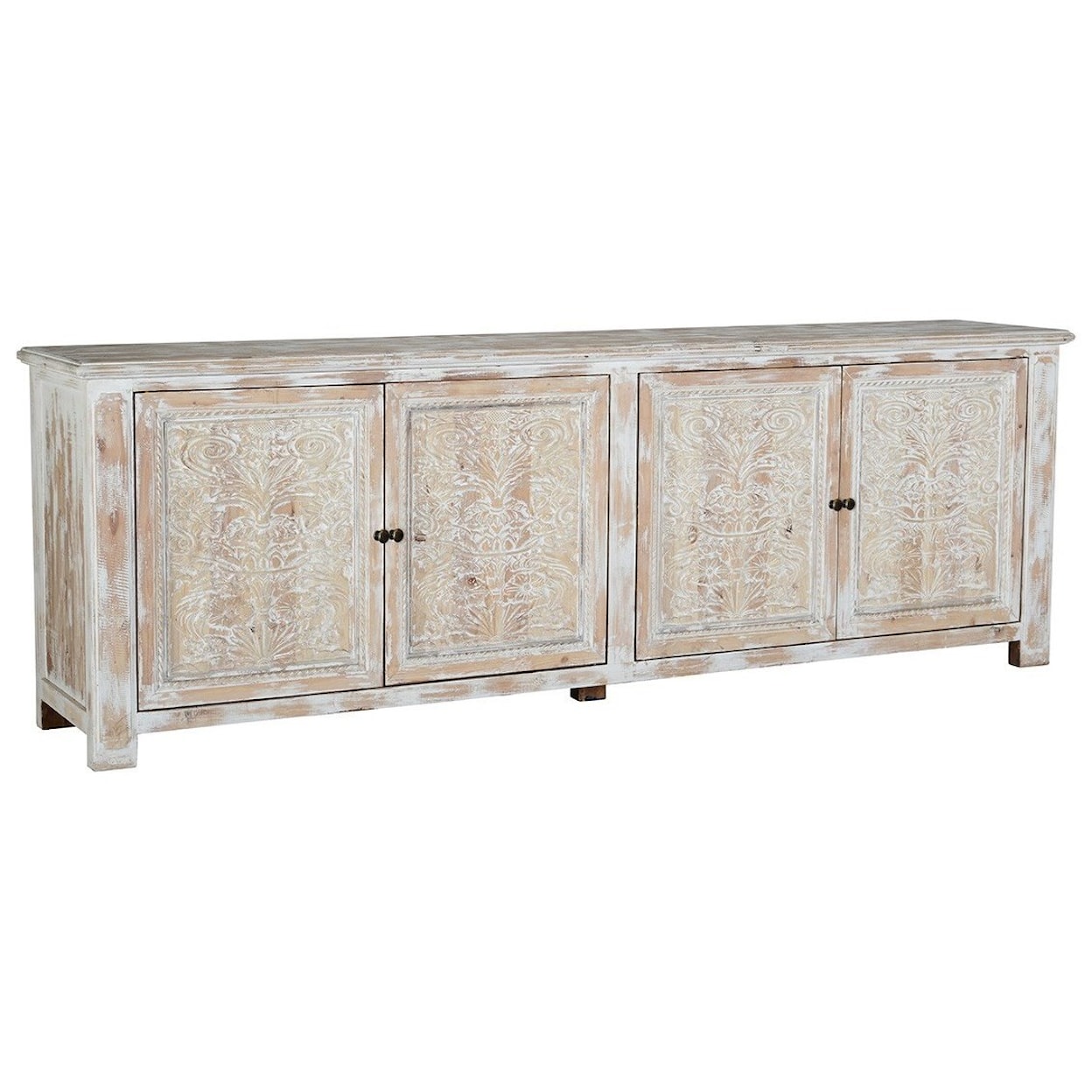 Classic Home Cortland 4 Door Reclaimed Pine Sideboard