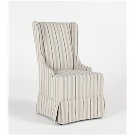 Wingback Upholstered Dining Chair