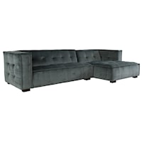 Element 2pc Sectional w/RAF Chaise - Smoke