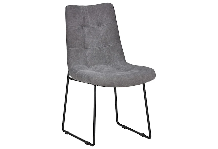 Emile Upholstered Dining Side Chair by Classic Home at Sam Levitz Furniture