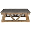 Classic Home Marbella Stone Top Coffee Table