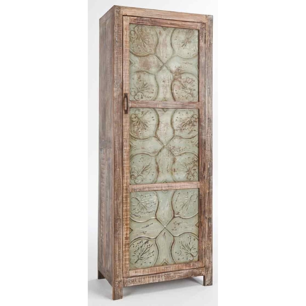 Classic Home Ogden 1 Door Cabinet In Teal