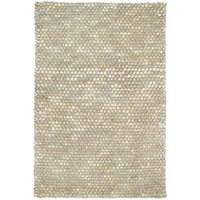 Plush Shag Ivory Rectangular Rug