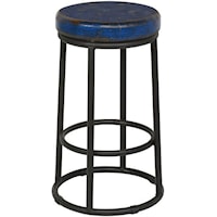 Bar Stool in blue