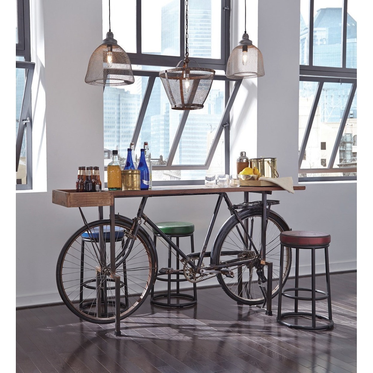 Classic Home Some-of-a-Kinds Bicycle Table