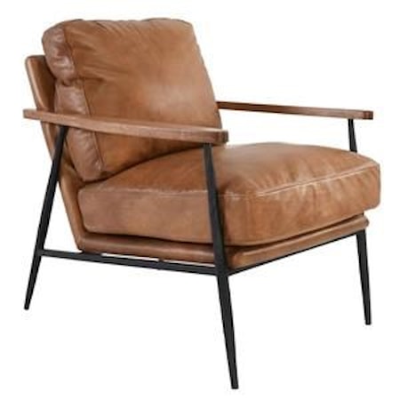 Leather Accent Chair
