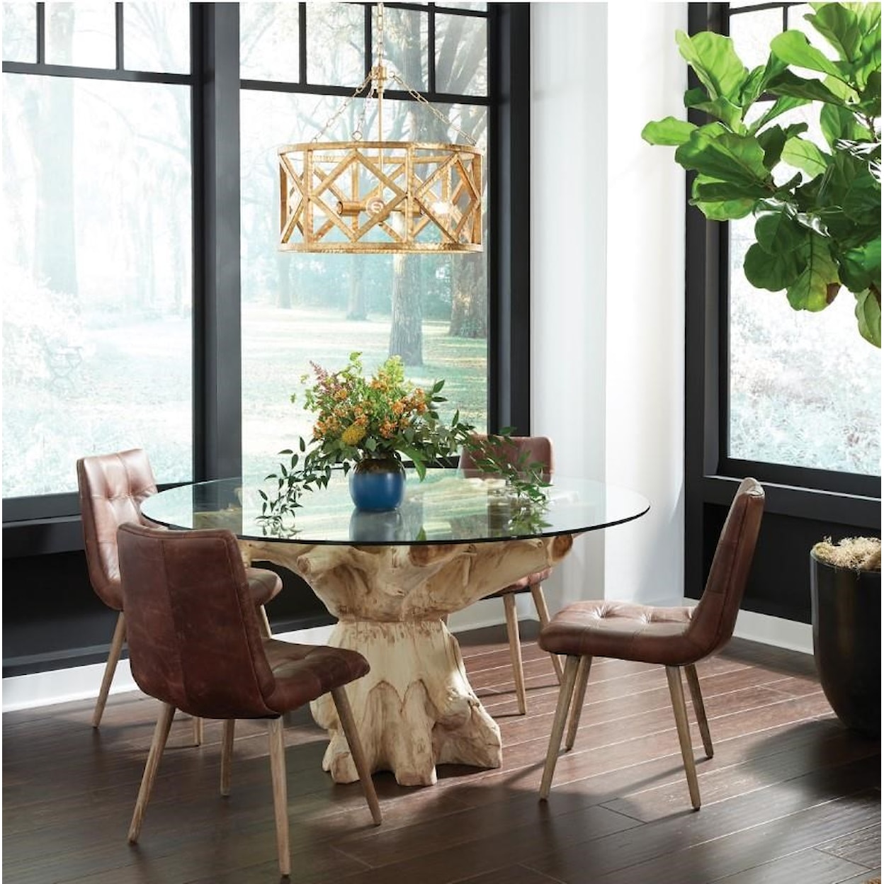 Urban Classics WILLOW Willow Dining Table 60" Natural