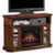 ClassicFlame Aberdeen Aberdeen Electric Fireplace Media Cabinet with Two Glass-Front Doors & Open Component Compartment