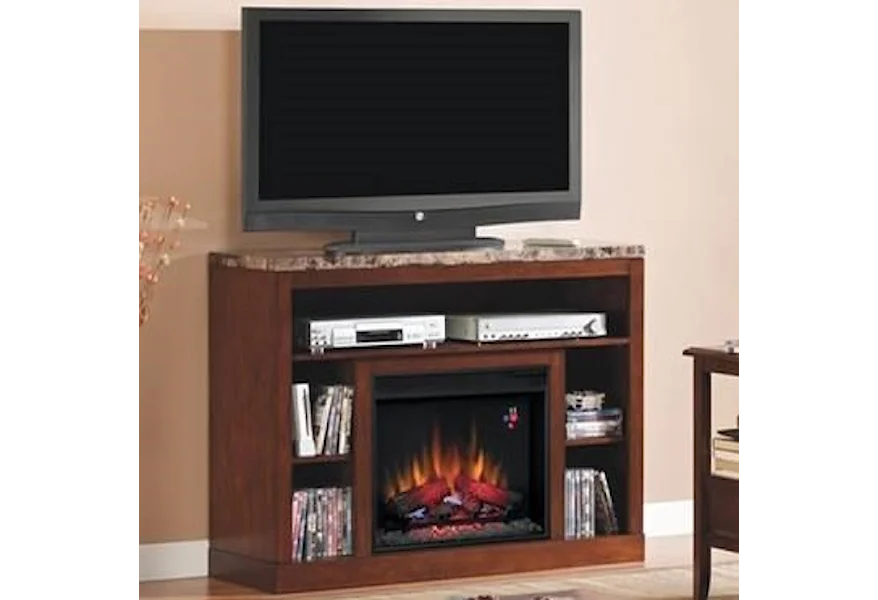 Adams Media Mantel Fireplace by ClassicFlame at Pedigo Furniture