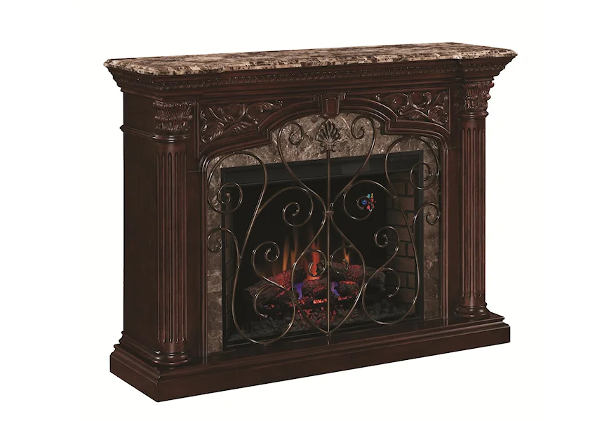 Astoria 33" Wall Mantel by ClassicFlame at Westrich Furniture & Appliances