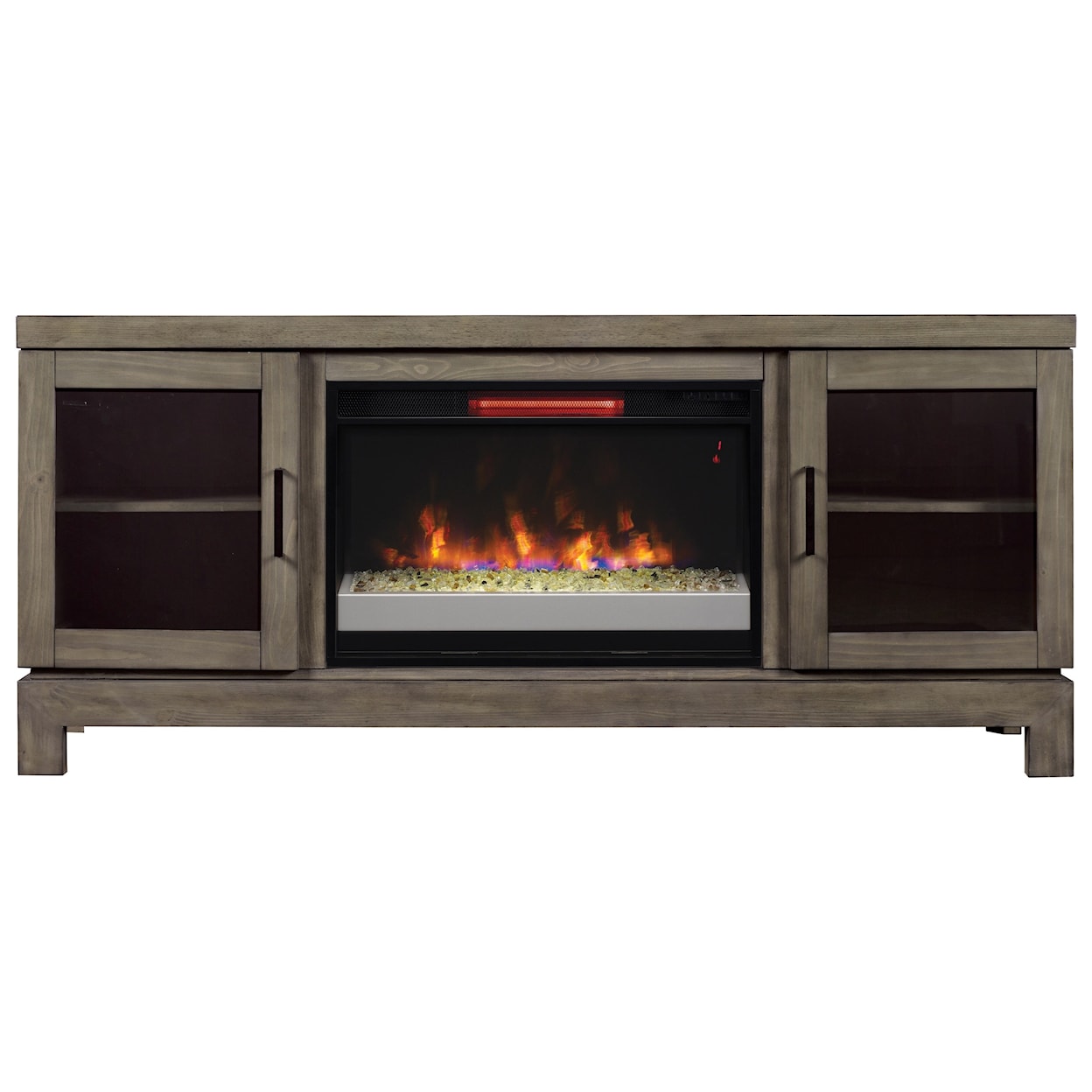 ClassicFlame Berkeley 63.5" Media Mantel w/ Electric Insert