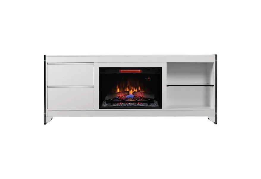 Biscayne 72" Media Mantel by ClassicFlame at Westrich Furniture & Appliances