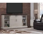 ClassicFlame Cabaret Barn Door Fireplace Media Mantel