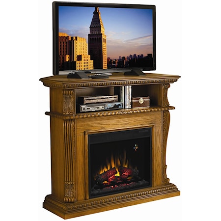 Remote Operated Wall or Corner Electric Fireplace 