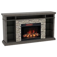Fireplace with Sound Bar