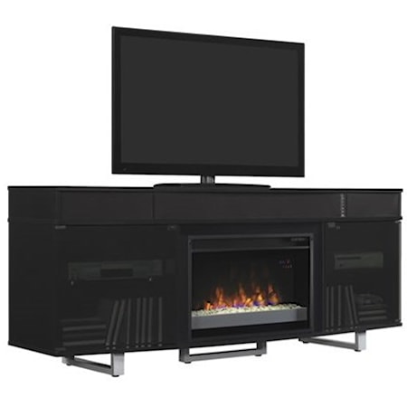 72" Fireplace Media Mantel