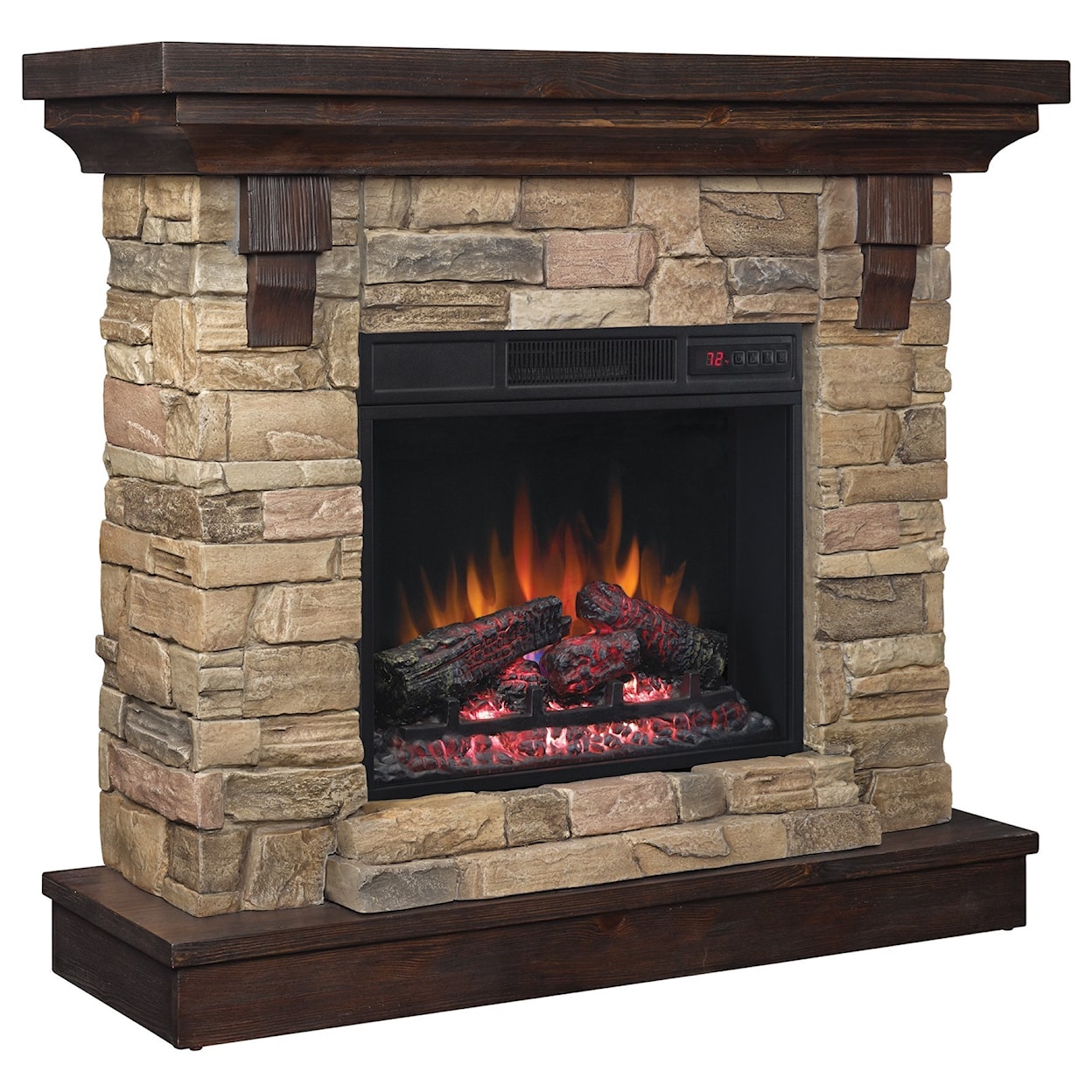 ClassicFlame Eugene 23" Wall Mantel Fireplace