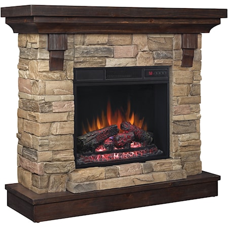 23" Wall Mantel Fireplace