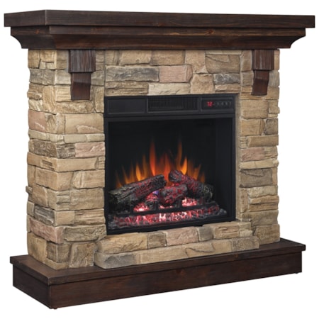 23" Wall Mantel Fireplace