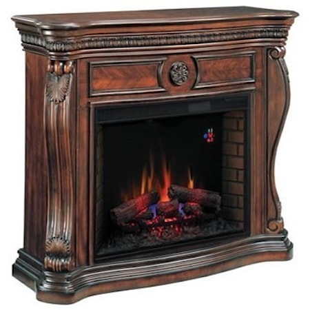 55" Wall Mantel & Electric Insert