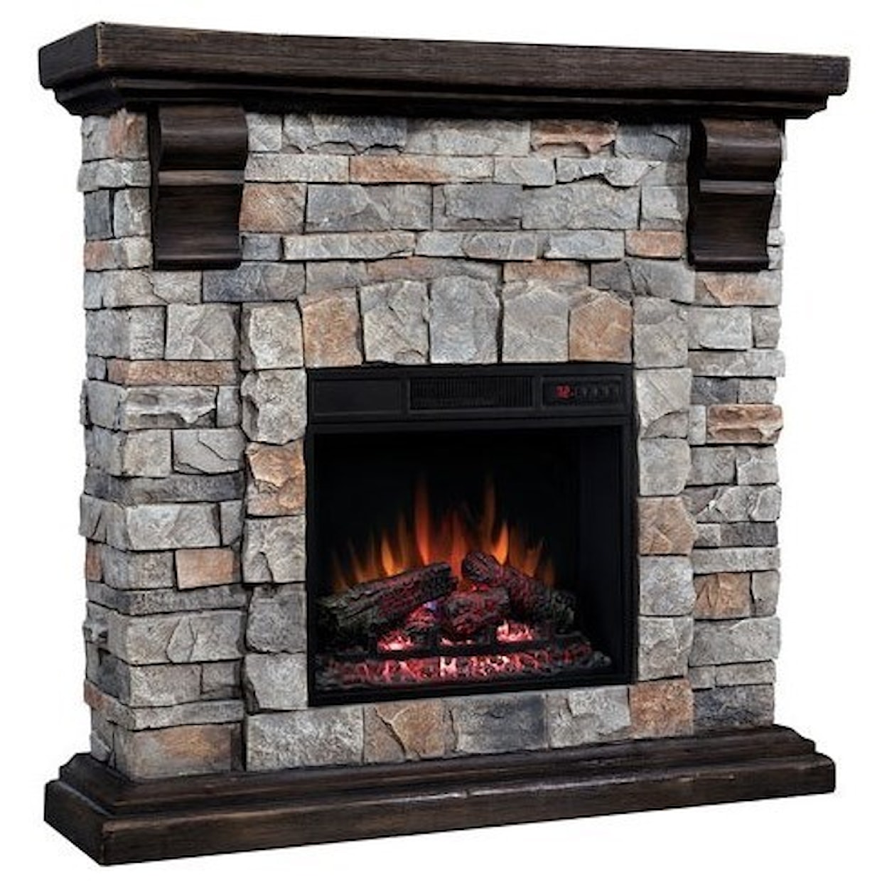 ClassicFlame Pioneer 40" Media Mantel with Electric Insert