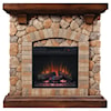 ClassicFlame Tequesta 40" Wall Mantel and Electric Insert