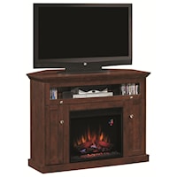 Dual Entertain Media Fireplace Mantel