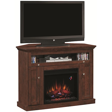 Dual Entertain Media Fireplace Mantel