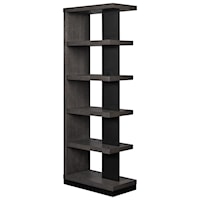 Contemporary 5-Shelf Bookcase
