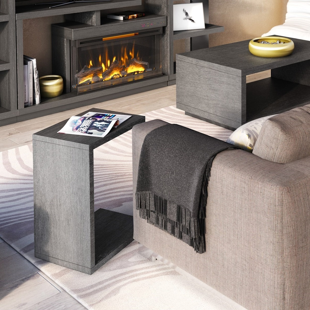 ClassicFlame    End Table