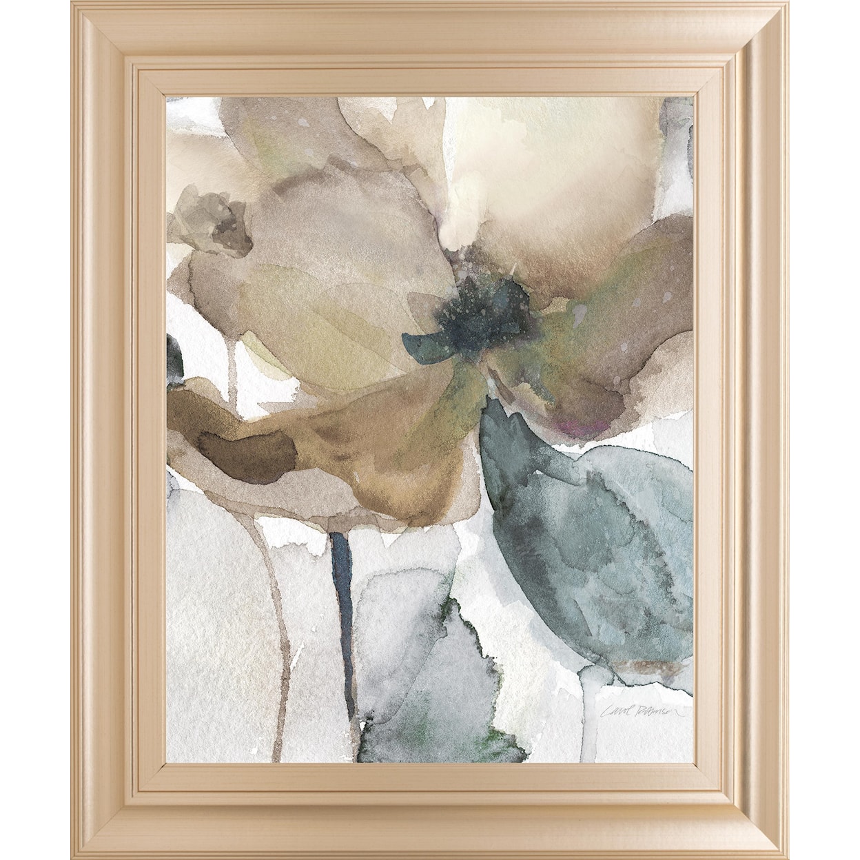 Classy Art Art Watercolor Poppy I