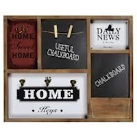 Chalkboard w/ Key Hooks