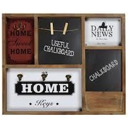 Chalkboard w/ Key Hooks