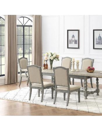Rectangle Table, Side Chair, Arm Chair