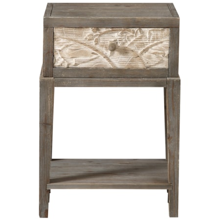 One Drawer Accent Table