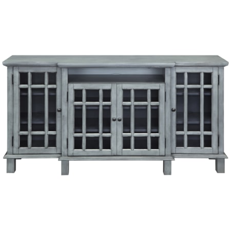 Four Door Media Credenza