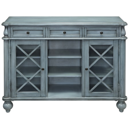Three Drawer Two Door Credenza