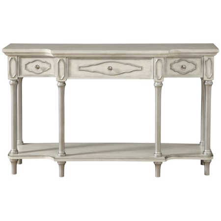 Three Drawer Console Table