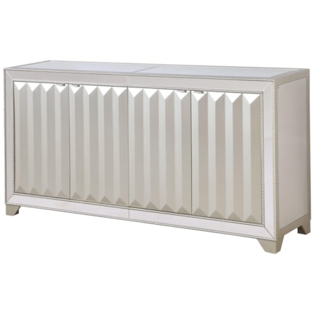 Four Door Media Credenza