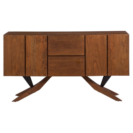 Two Drawer Two Door Credenza