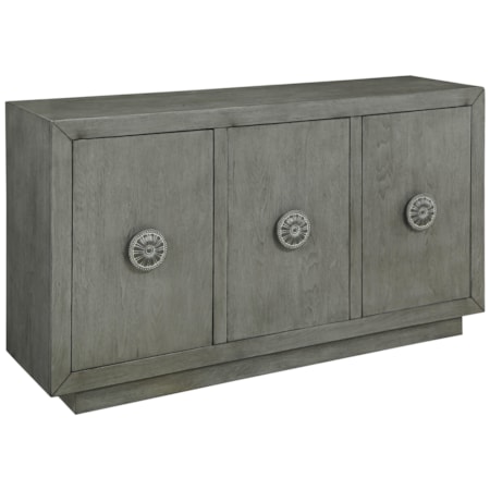 Three Door Media Credenza