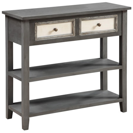 Two Drawer Console Table